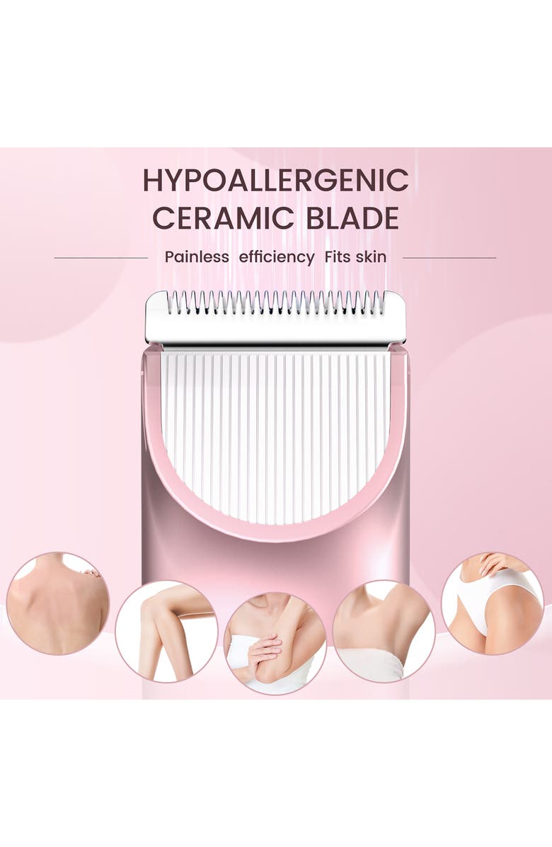 LILA BY AKUNBEM Glow G1 Pro 3-in-1 Bikini & Nose Hair Trimmer & Facial Shaver, Alternate, color,