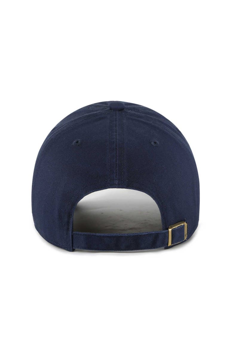 Women's '47  Navy Memphis Grizzlies Confetti Undervisor Clean Up Adjustable Hat, Alternate, color, Navy