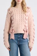 LoveShackFancy Quimby Ribbon Detail Pullover
