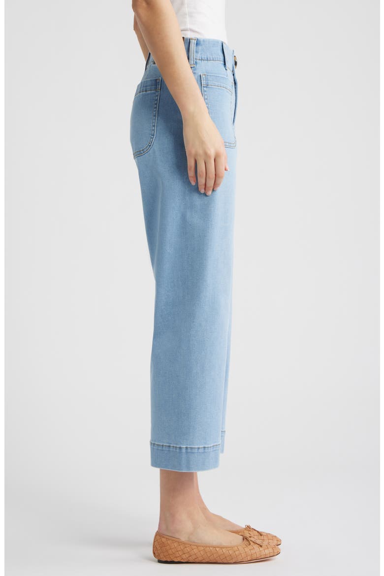 Soho Patch Pocket Straight Leg Jeans, Alternate, color, LIGHT VINTAGE BLUE