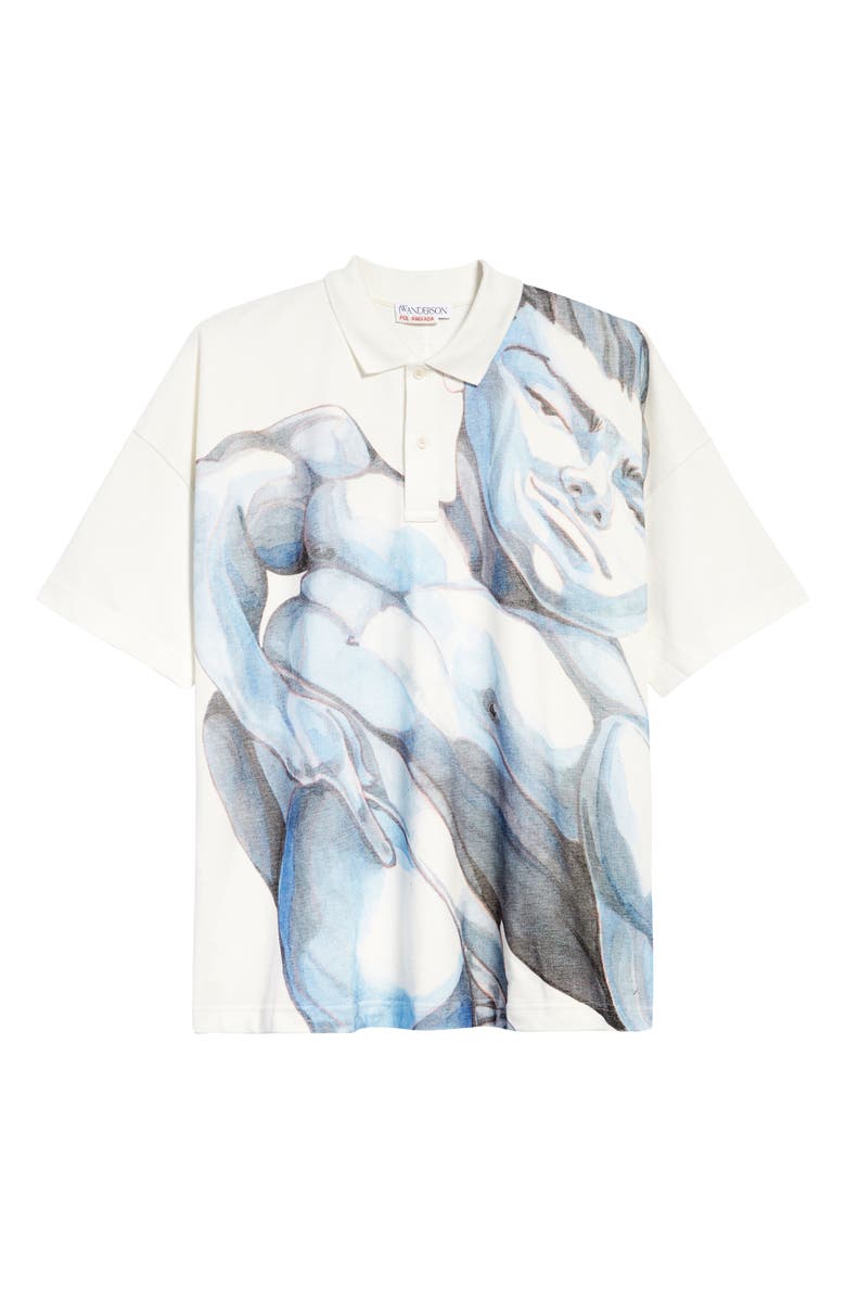 JW Anderson x Pol Anglada Cotton Polo, Alternate, color, 