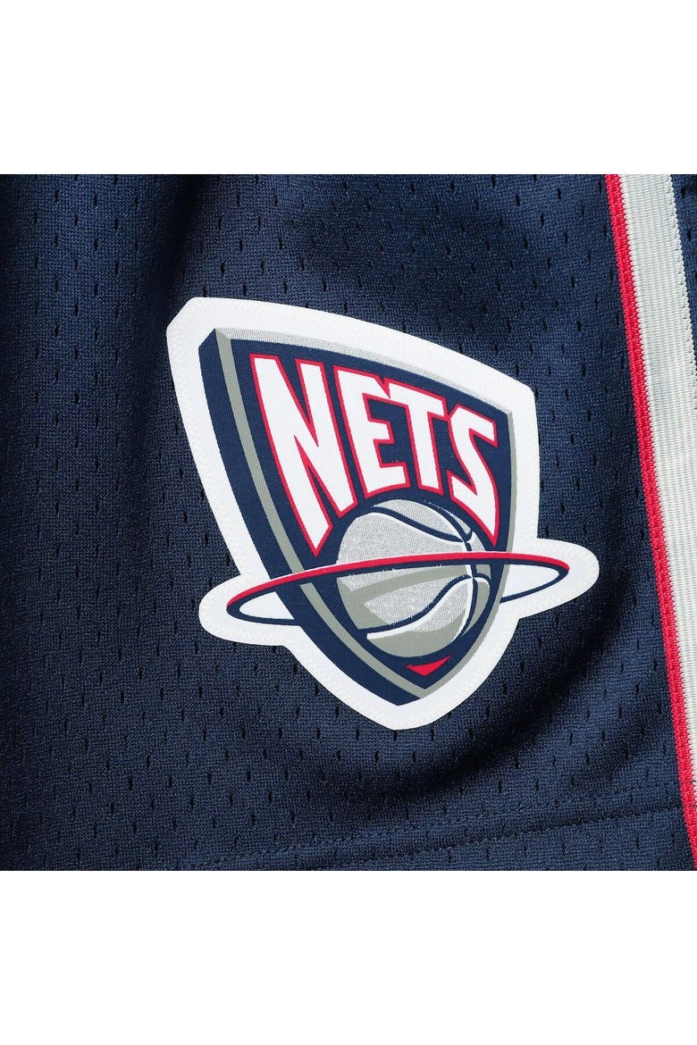 Men's Mitchell & Ness Navy New Jersey Nets 2006/07 Hardwood Classics Swingman Shorts, Alternate, color, Navy
