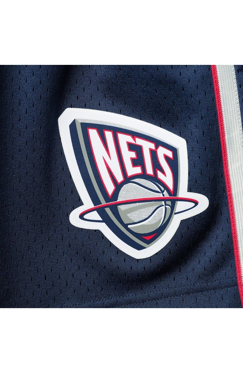Mitchell & Ness Men's Mitchell & Ness Navy New Jersey Nets 2006/07 Hardwood Classics Swingman Shorts, Alternate, color, 