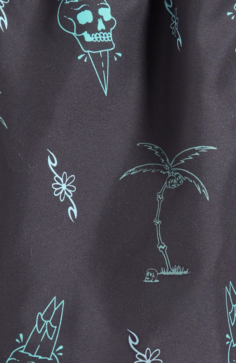 Rip Curl Kids' Eternal Sherd Volley Swim Trunks, Alternate, color, Washed Black