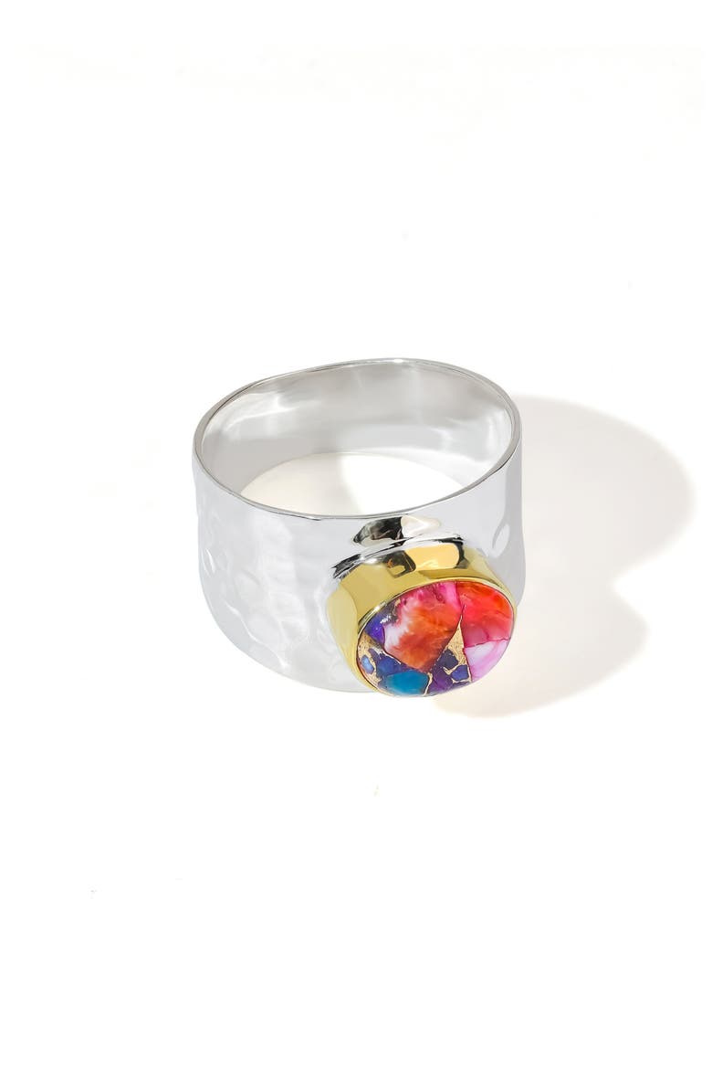 Statement Ring, Alternate, color, PINK