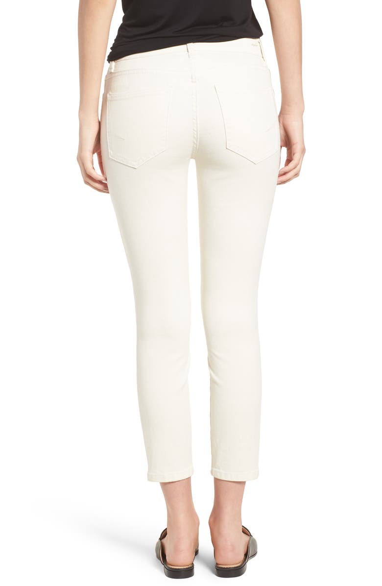 Habitual Demi Inset Stripe Skinny Jeans, Alternate, color, Natural