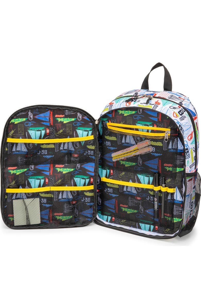 Nautica Sailboats 16 Inch Backpack for Kids and Teens, Alternate, color, Sailboats