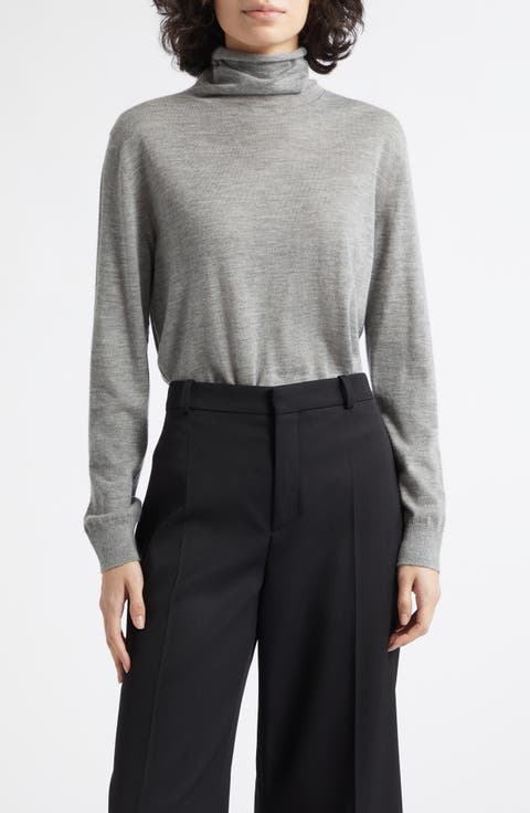 Beatrice Superfine Cashmere Turtleneck Sweater