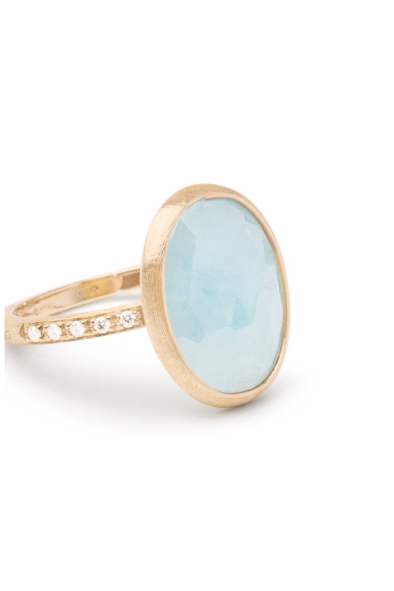 Siviglia Aquamarine Ring, Alternate, color, YELLOW GOLD