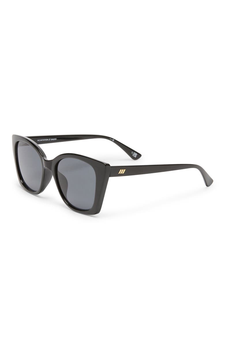 Incantation 52mm Square Sunglasses, Alternate, color, BLACK/ SMOKE MONO
