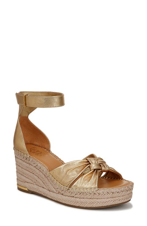 Clementine Ankle Strap Platform Wedge Sandal (Women)