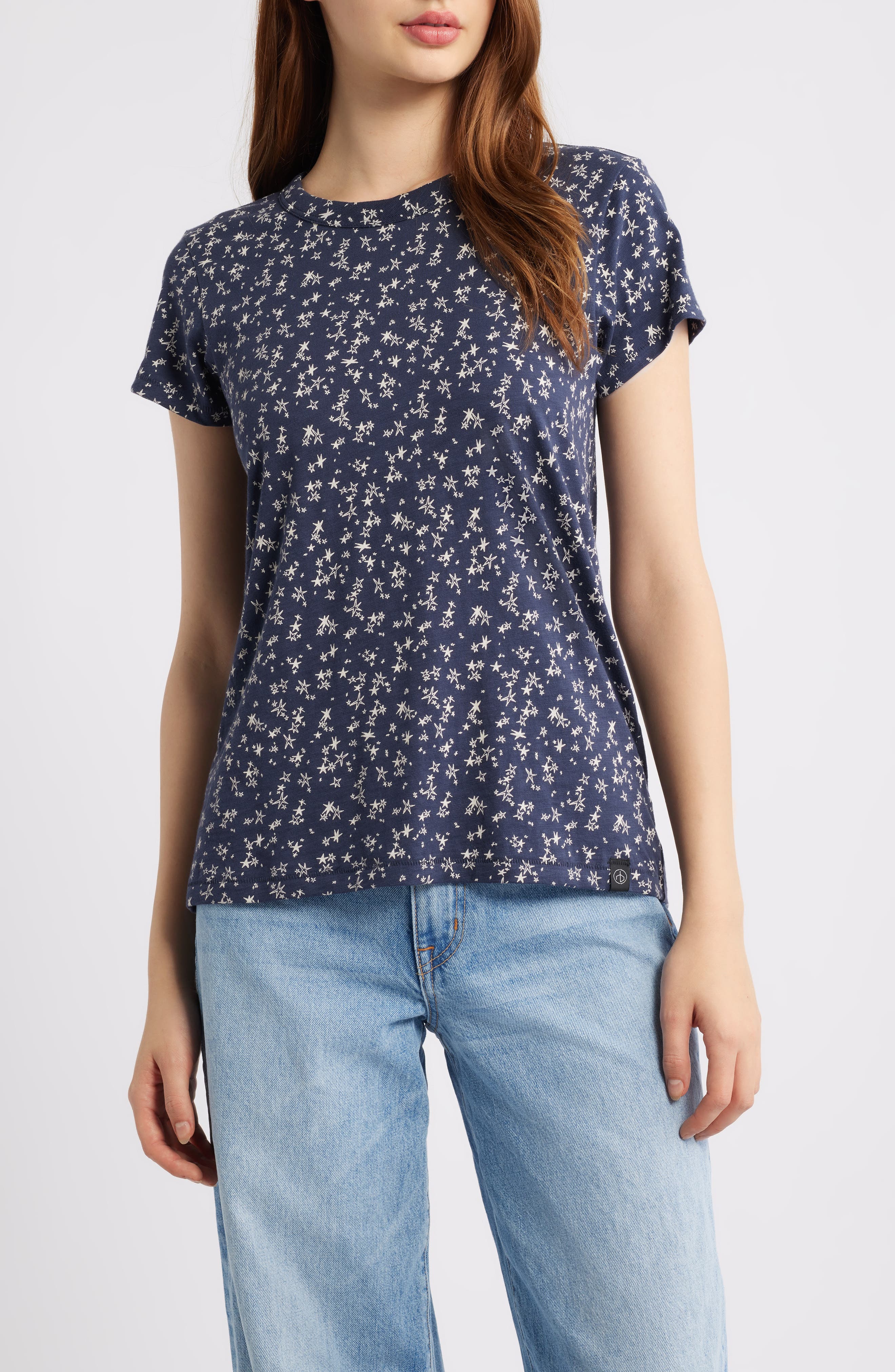 rag & bone All Over Stars T-Shirt