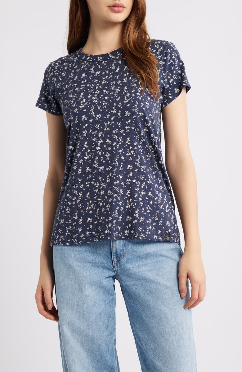 rag & bone All Over Stars T-Shirt, Main, color, Salute Multi
