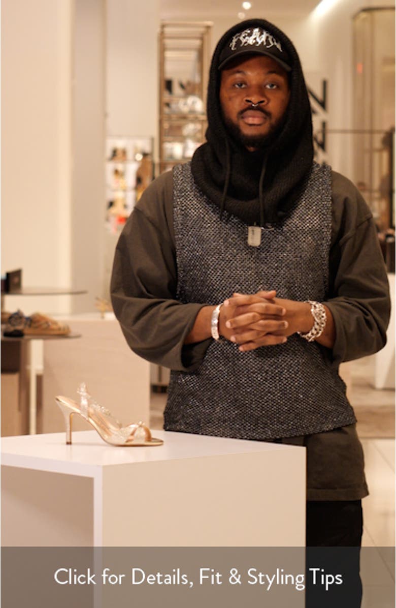 Vinka Crystal Embellished Sandal, sales video thumbnail