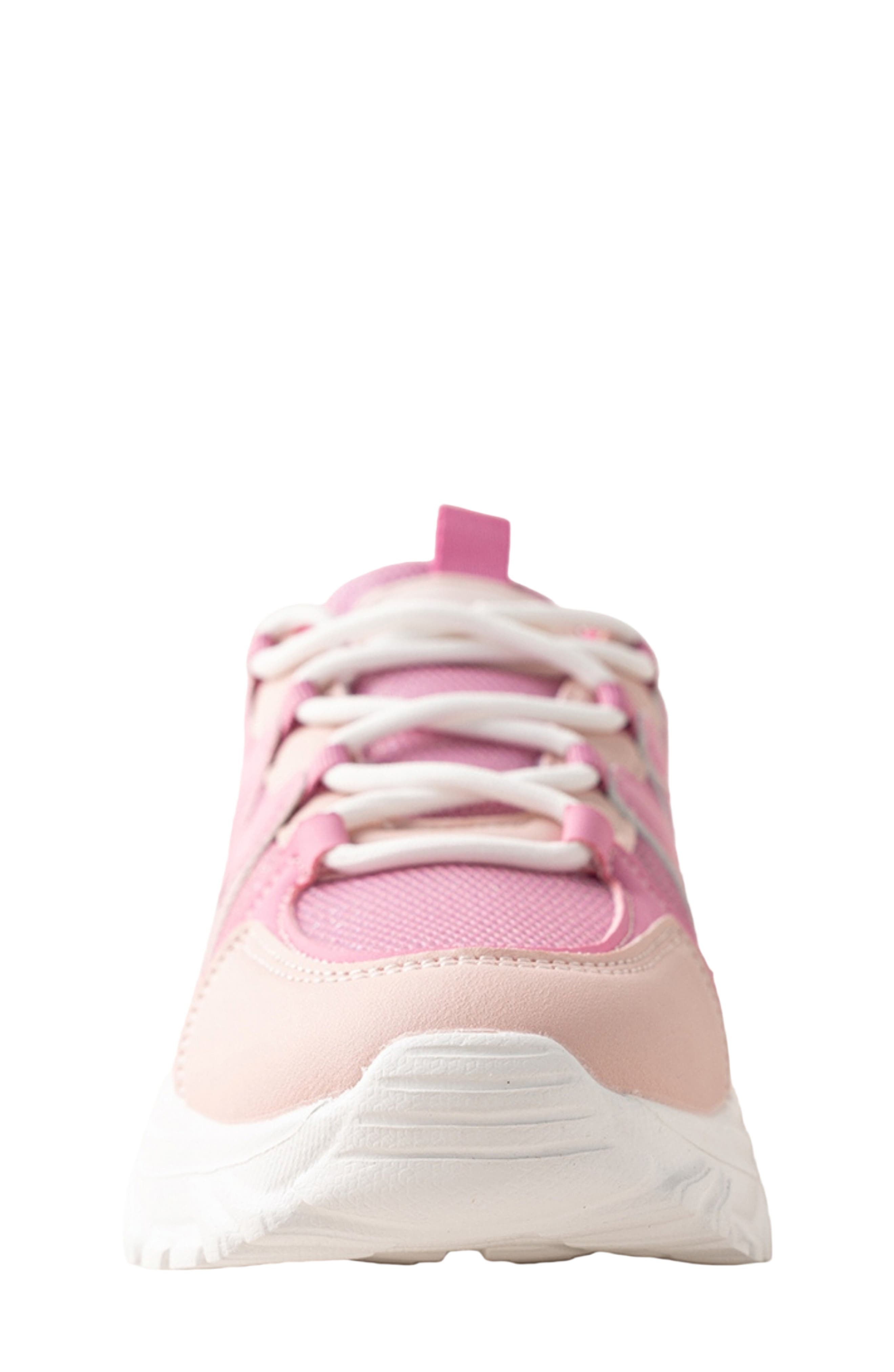 Kids' Ombre Mesh Jogger Sneaker, Alternate, color, FUCHSIA