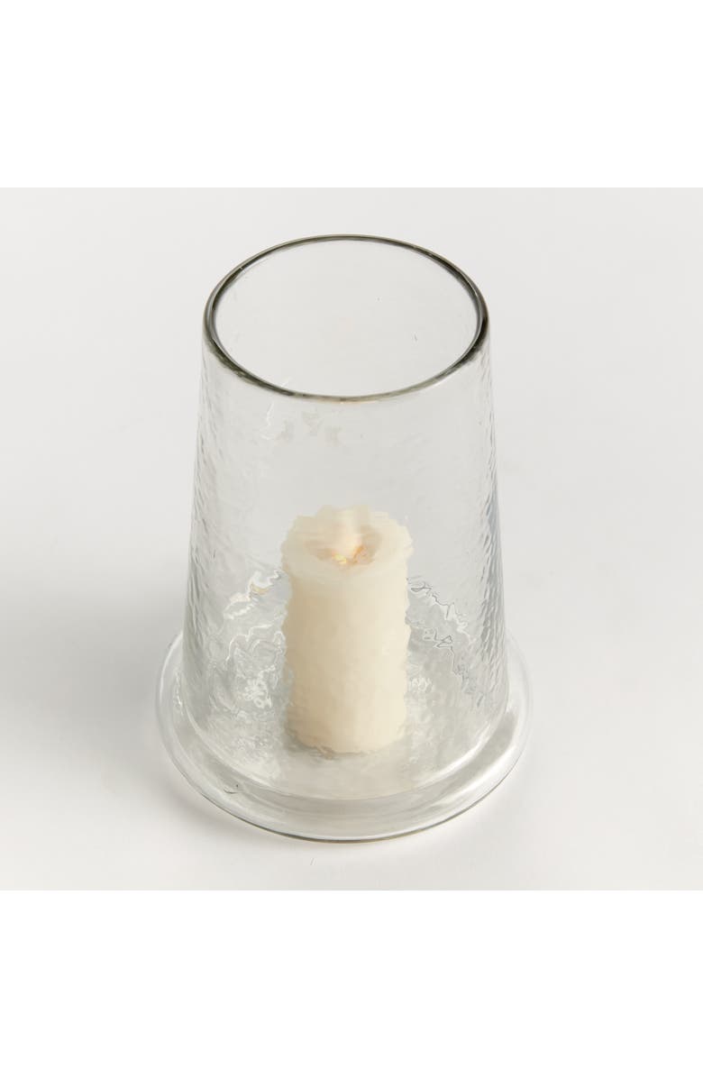 Napa Home & Garden Gabriel Hurricane Small - Tapered Clear Glass Candle Holder, Alternate, color, 