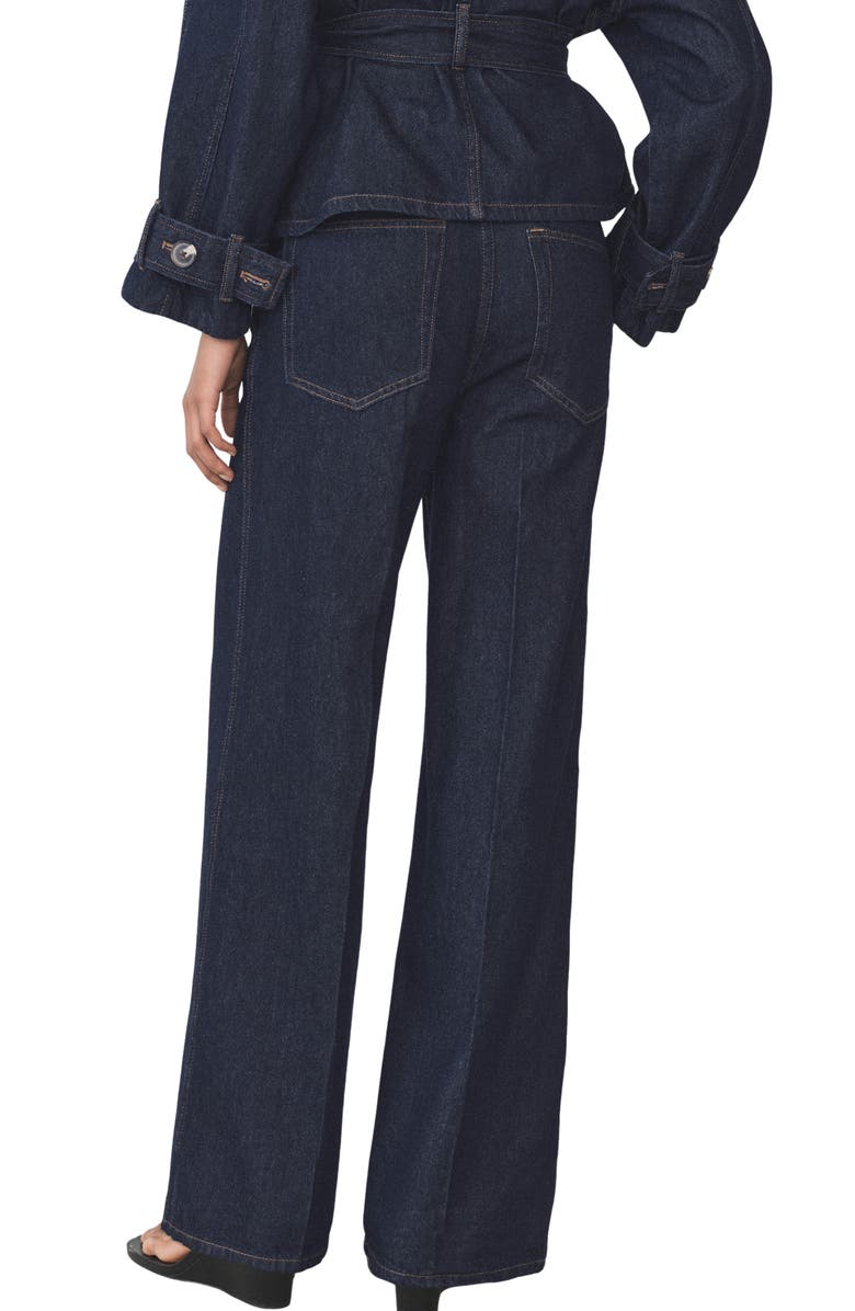 MANGO High Waist Flare Leg Jeans, Alternate, color, 