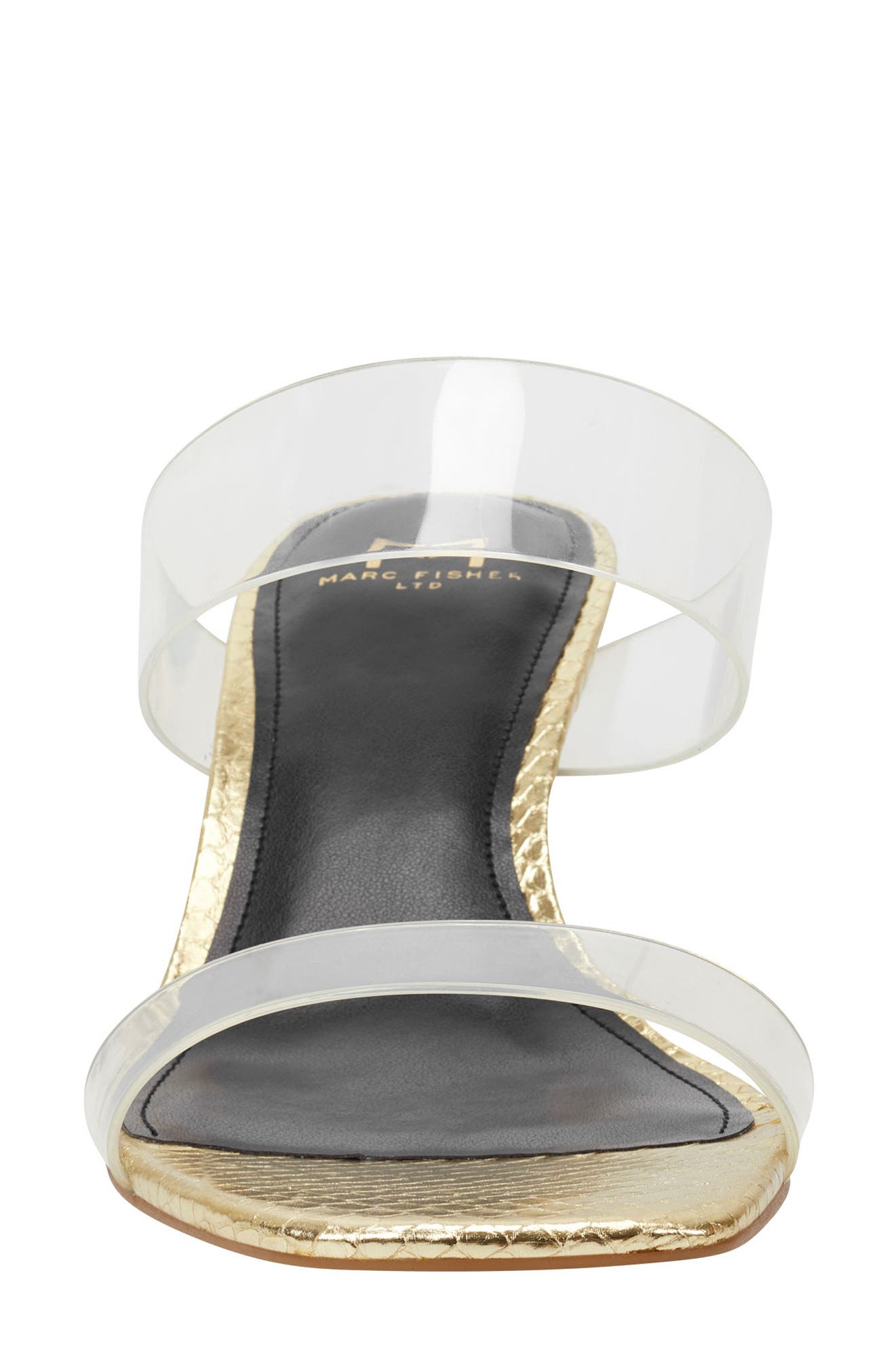 Guadia Sandal, Alternate, color, CLEAR/ GOLD SNAKE PRINT