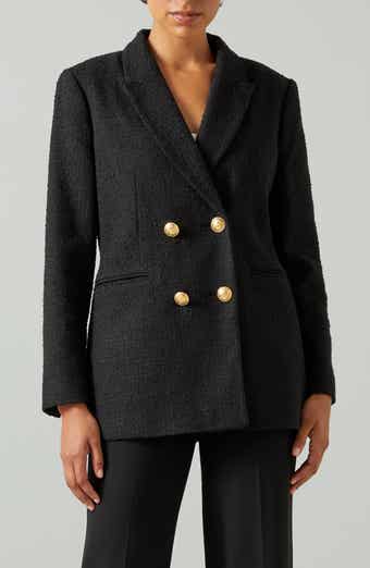 LK Bennett Mariner Tweed Longline Jacket
