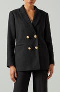 LK Bennett Mariner Tweed Longline Jacket