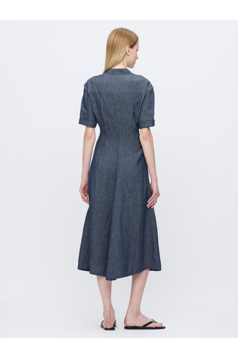Noor A-Line Shirtdress, Alternate, color, Indigo Blue