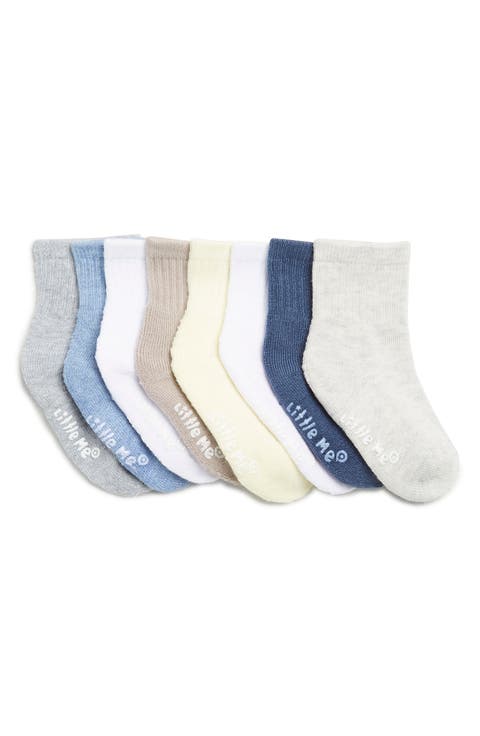 Half Cushion Socks - Pack of 8 (Baby)