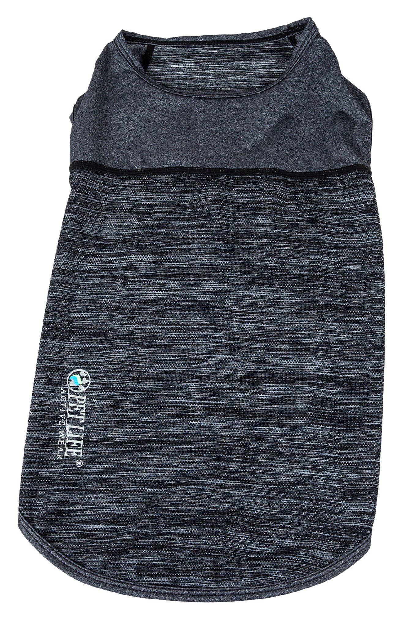 PET LIFE Pet Life® ACTIVE Aero-Pawlse Heathered Tank Top - Large