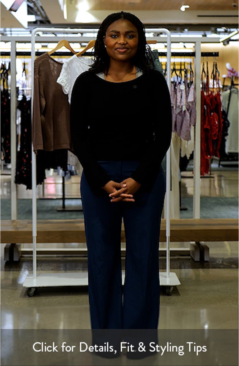 Noa Wide Neck Bell Sleeve Knit Top, sales video thumbnail