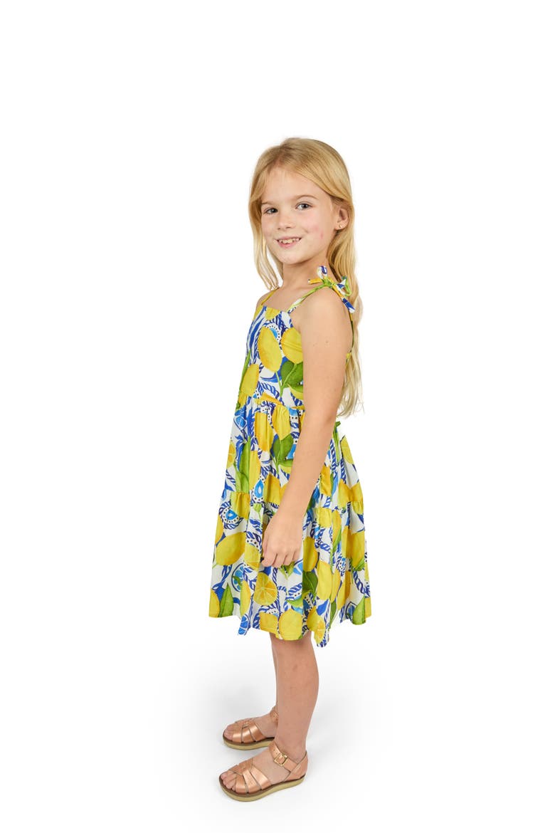 The Positano - Girls Resort Dress, Alternate, color, White