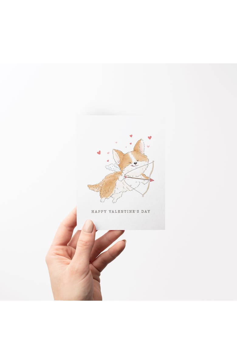 Ramus & Co Love/Friendship Greeting Card Pack (3ct) "Cupid Dog Valentine", Alternate, color, Multi-Pack