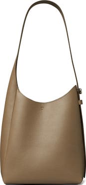 Tory Burch Small Romy Pebble Leather Hobo Bag