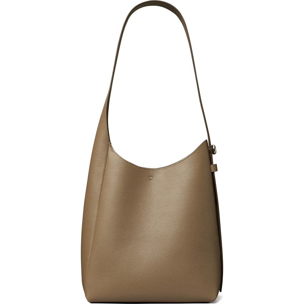 Tory Burch Small Romy Pebble Leather Hobo Bag