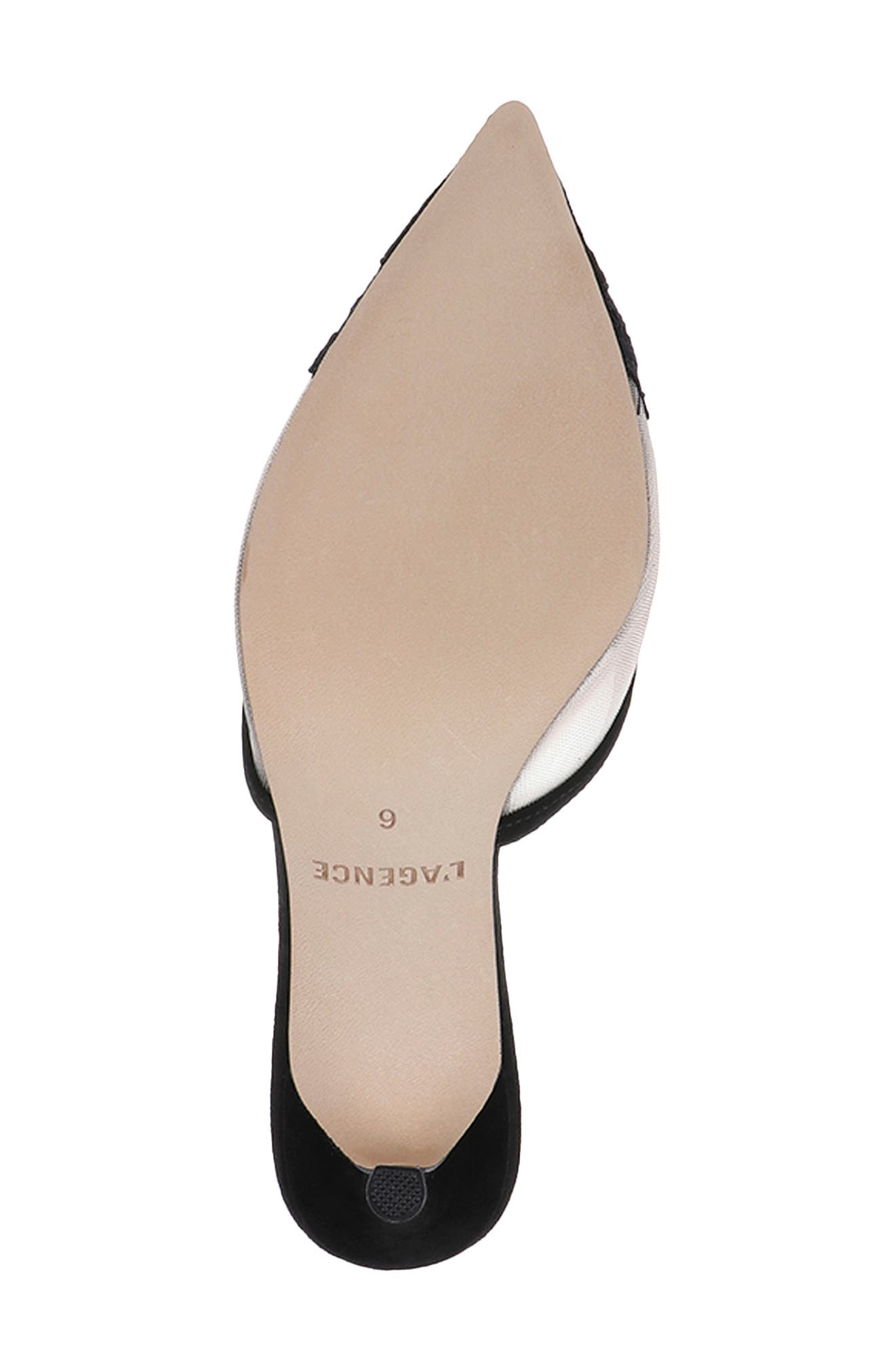 Semois Pointed Toe Mule, Alternate, color, BLACK LACE