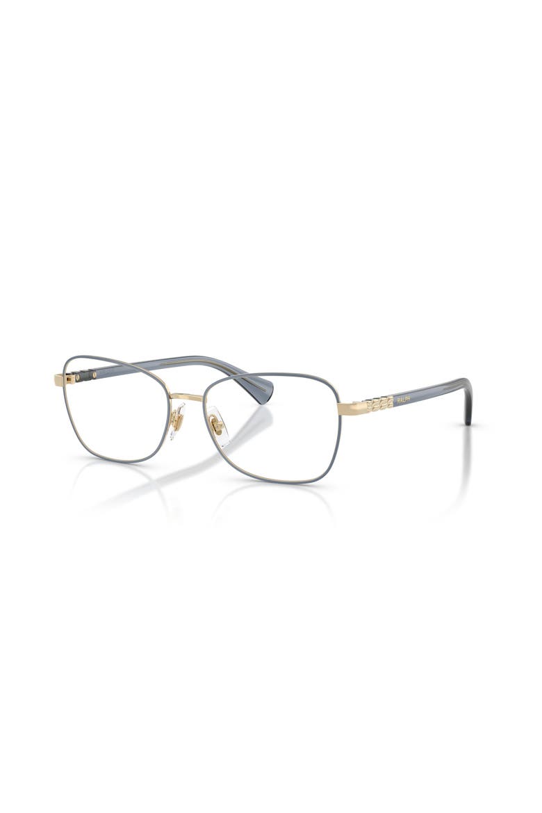 53mm Square optical glasses, Main, color, Blue