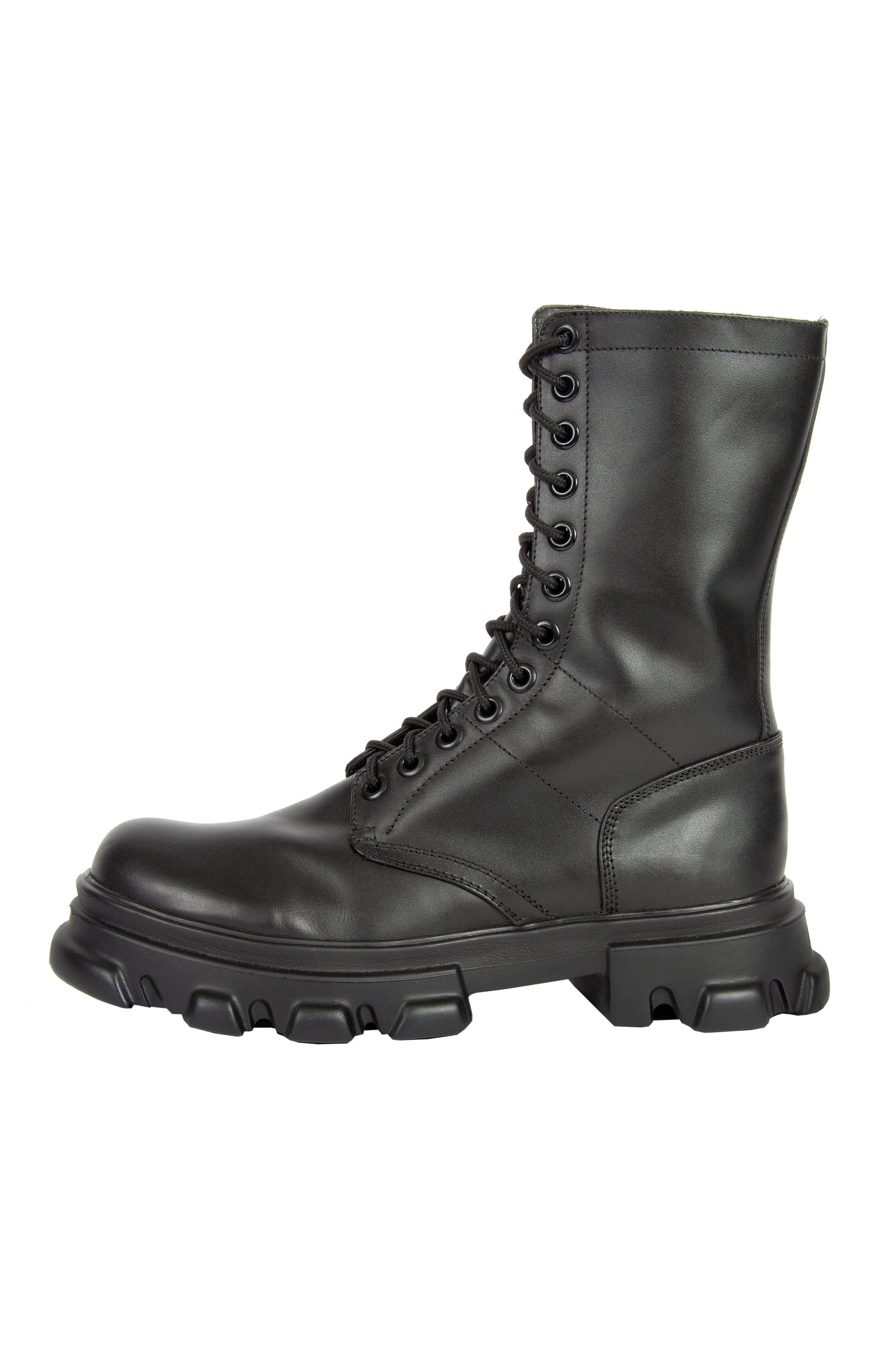 URBNKICKS High Altitude Black Leather Boots BSB, Alternate, color, Black Black