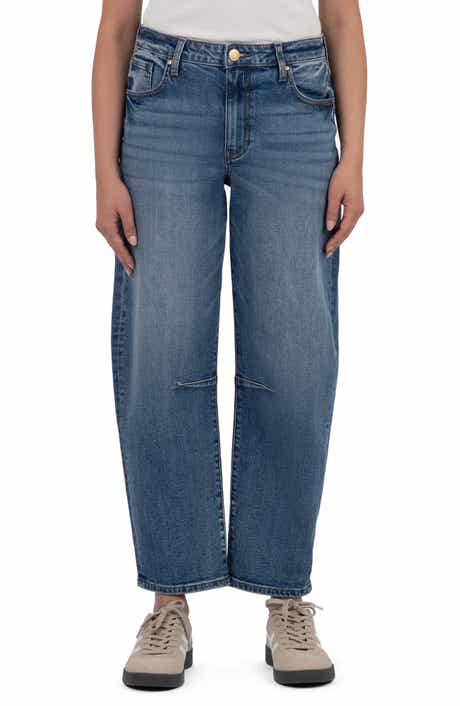 KUT from the Kloth Ashley High Waist Slouchy Barrel Leg Jeans