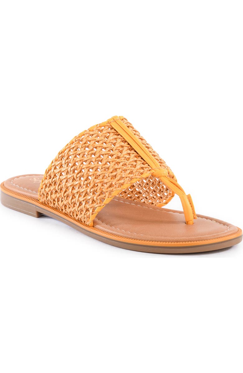Seychelles Florence Woven Sandal, Main, color, Yellow