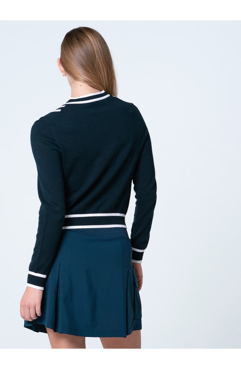 Lucky in Love Victory V-Neck Sweater, Alternate, color,