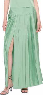 AS by DF Matcha Pleated Skirt
