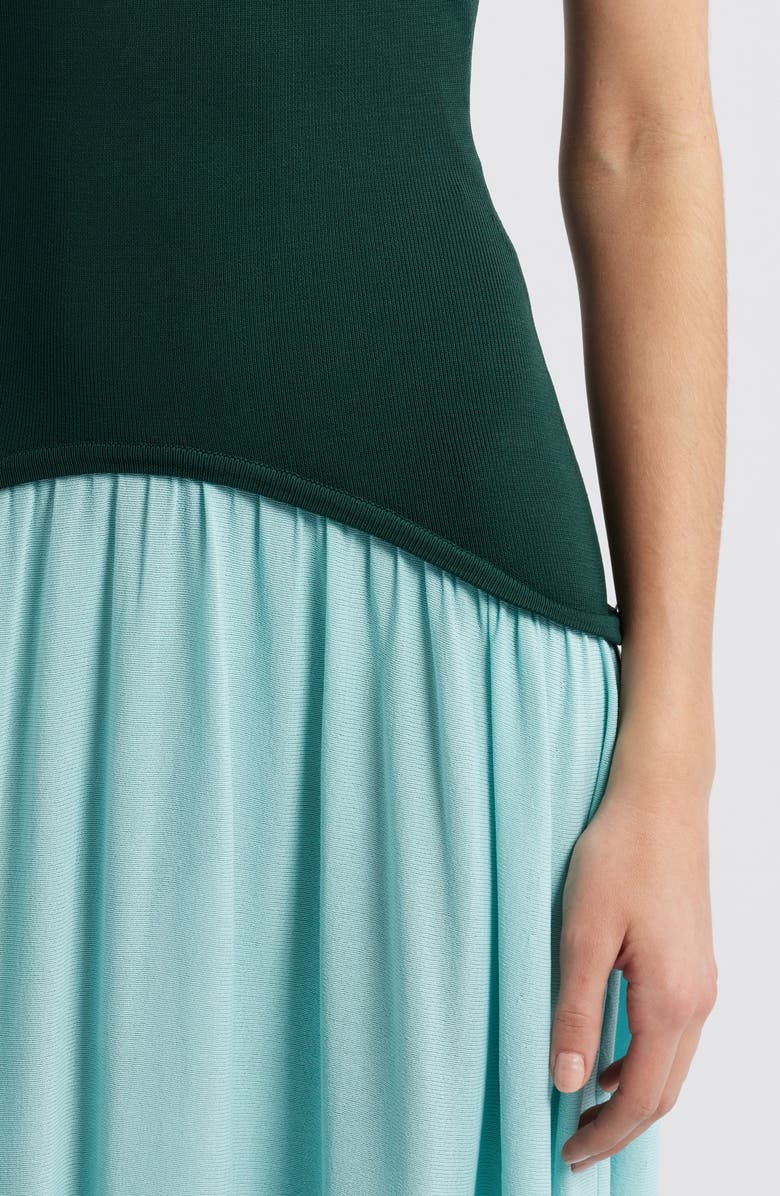 Solid & Striped Soglio Colorblock Halter Maxi Dress, Alternate, color, 