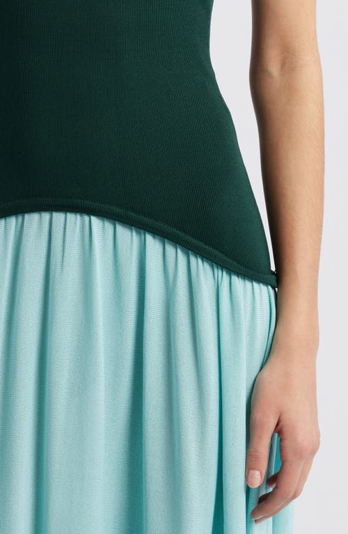Solid & Striped Soglio Beach Maxi Dress In Evergreen Sky In Green