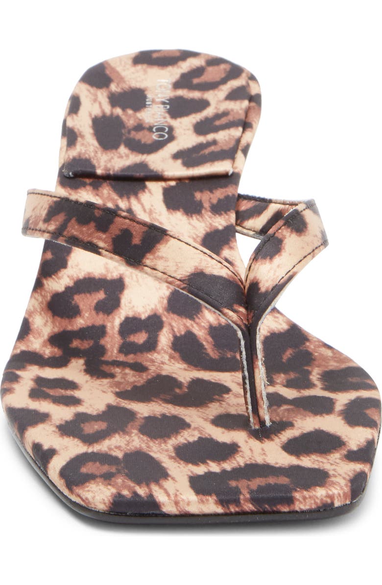 Tony Bianco Topaz Flip Flop, Alternate, color, Leopard Satin