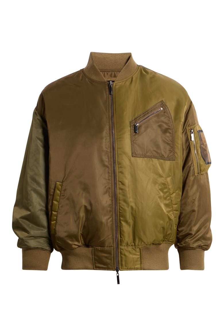 Bomber Jacket, Alternate, color, GREEN