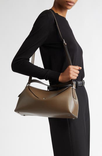 Lana High Gloss Leather Top Handle Bag