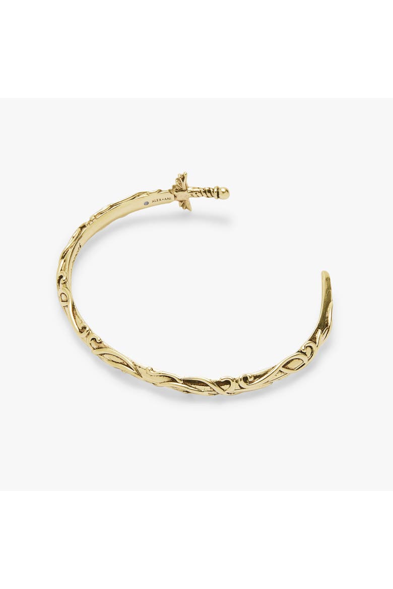 A Court of Thorns and Roses Illyrian Sword & Shadows Cuff, Alternate, color, Gold
