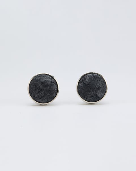 Marble Cloud Silk Cufflinks