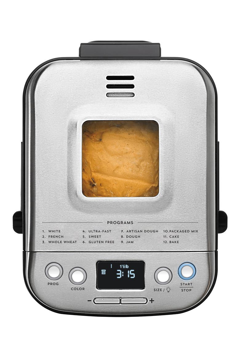 Compact Automatic Bread Maker, Alternate, color, STAINLESS