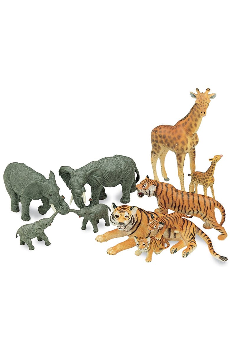 Worldwide Animals - 21 pieces, Alternate, color, Multicolored