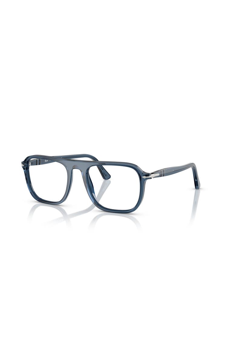 51mm Square optical glasses, Main, color, Blue
