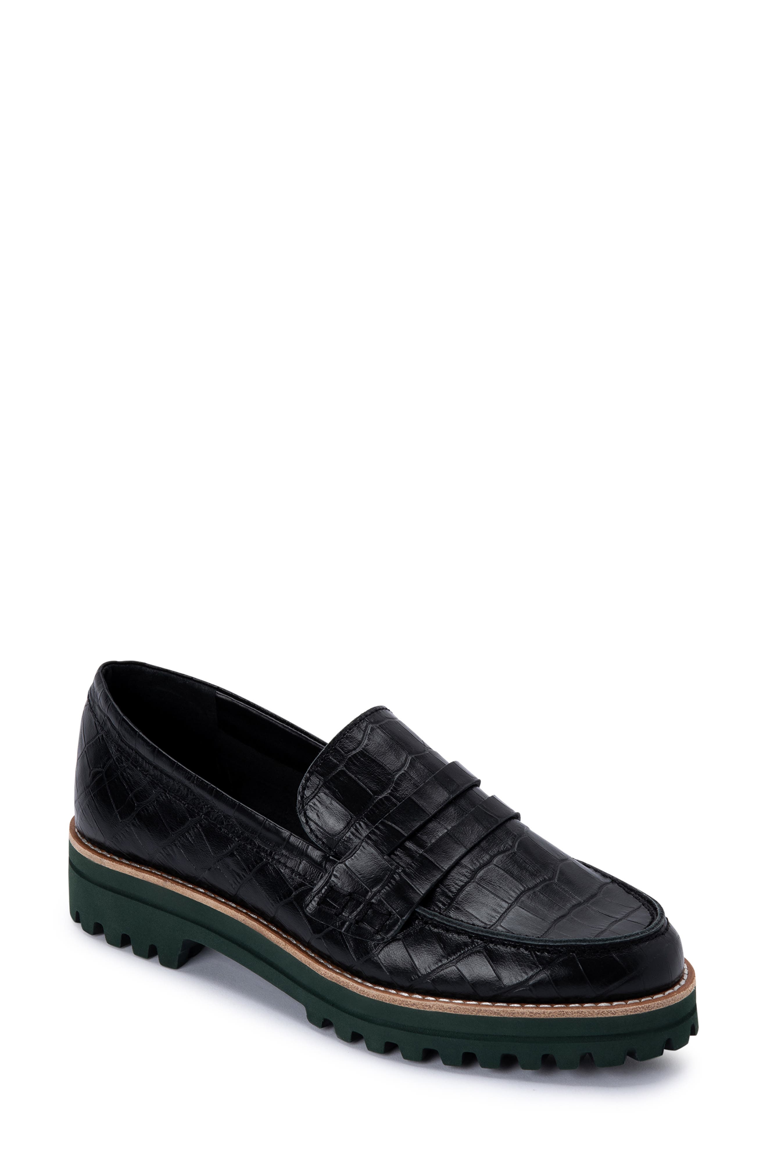 Dolce Vita Aubree Croc Embossed Loafer, Main, color, 